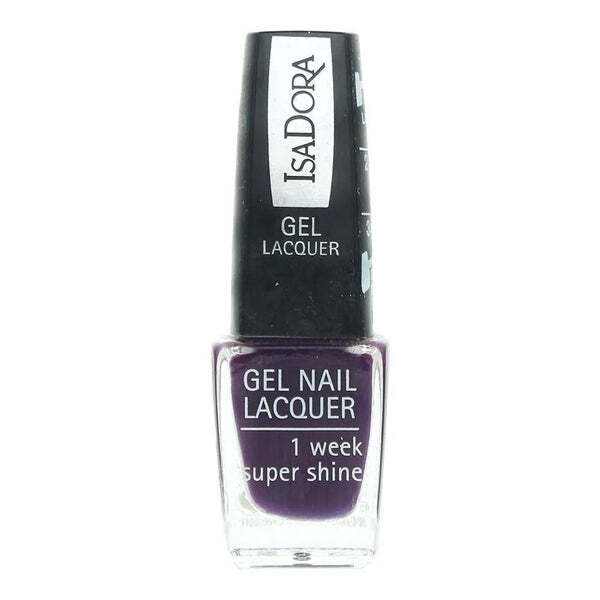 Isadora gel nail lacquer Purple Passion 6ml, UK version