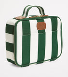 Insulated Striped Sandwich Box with Front Pocket and Handle, 23cm x 28cm x 9cm