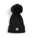 Moncler virgin wool pom-pom beanie (British brand)