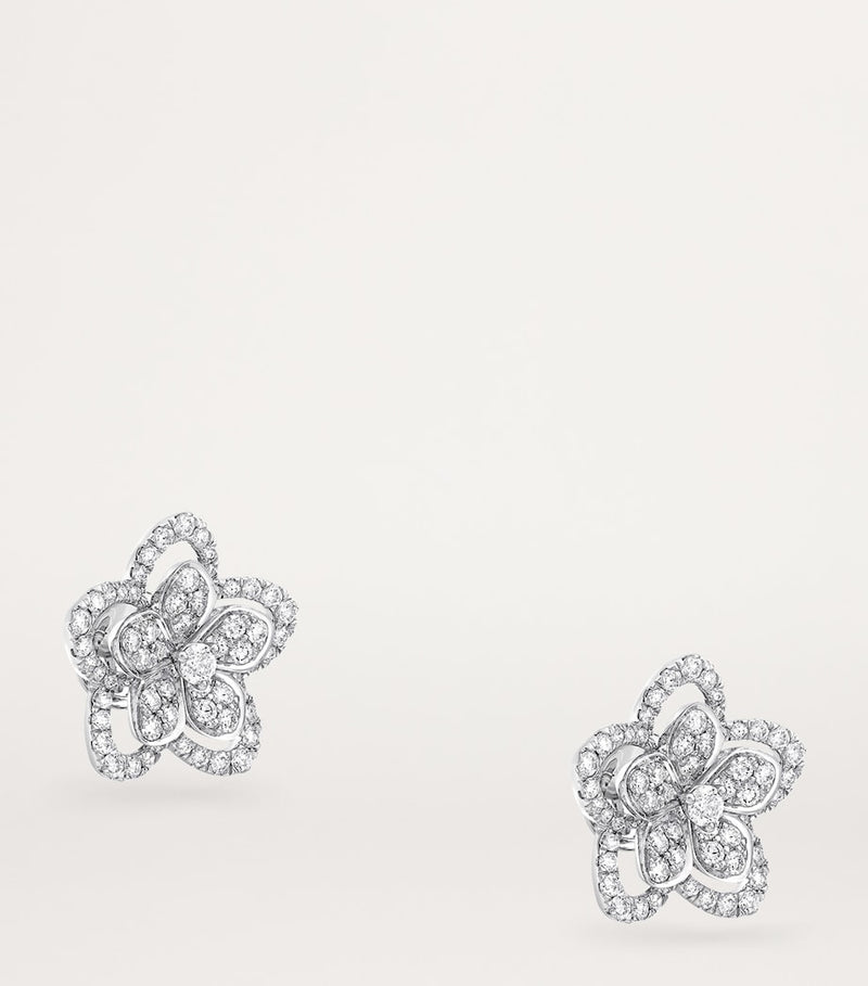 Graff Wild Flower diamond stud earrings - British product