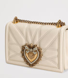 Dolce&Gabbana Devotion leather shoulder bag, imported from the UK