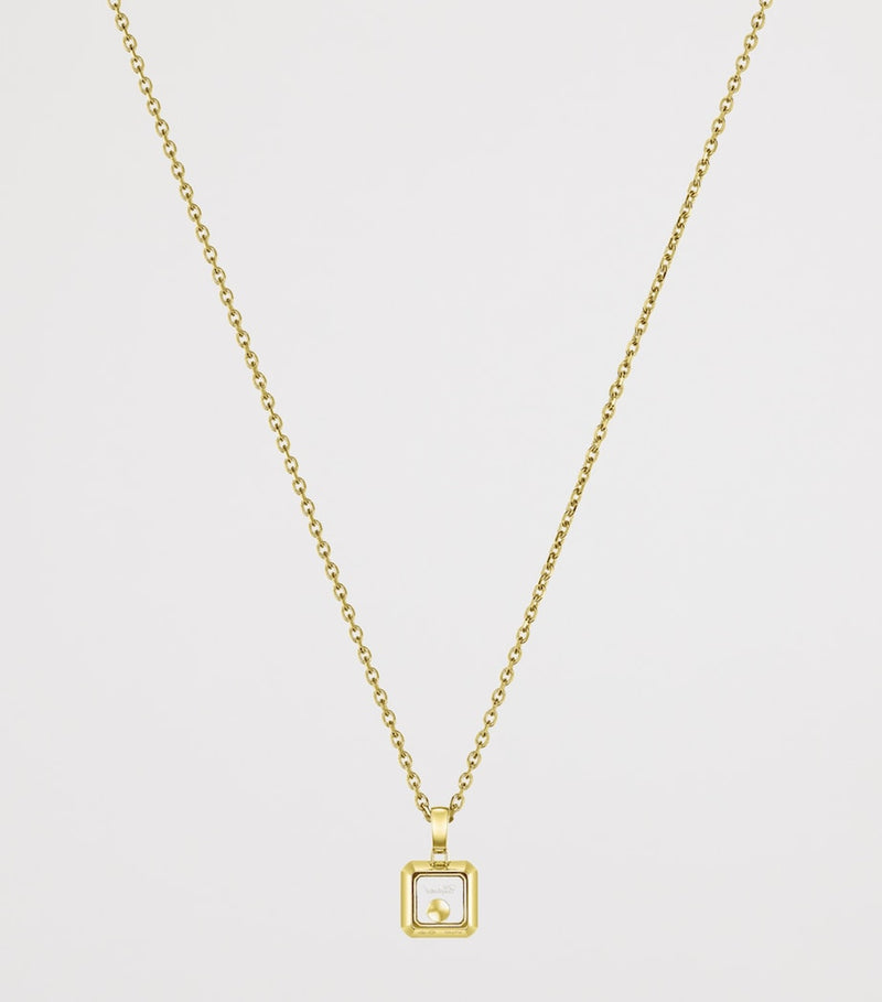 Chopard Happy Diamonds necklace 18kt yellow gold, imported from the UK