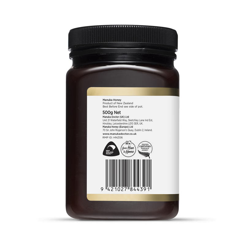 Manuka Doctor Premium Manuka Honey 500g imported from the UK