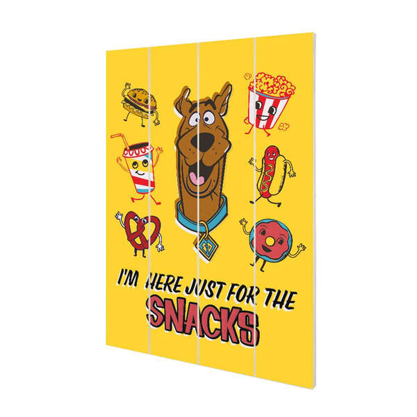 Scooby Doo wooden dog treat plaque (British brand)
