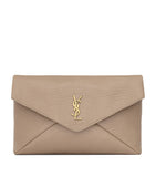 Saint Laurent Cassandre large leather envelope pouch, UK version