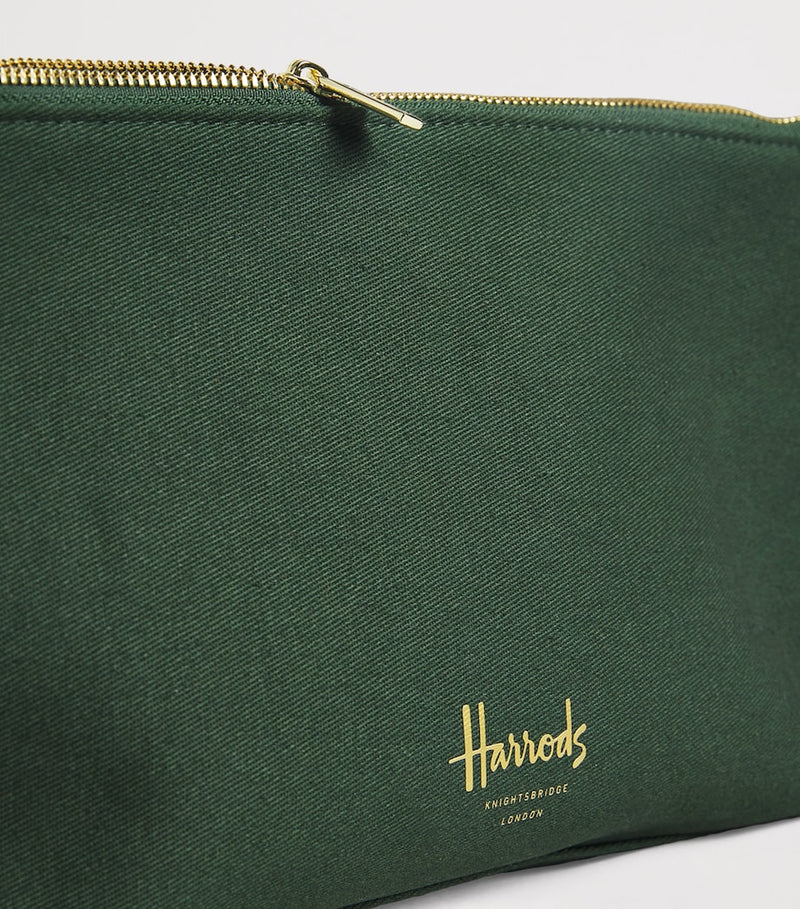 Harrods zipped cosmetic bag - British product
