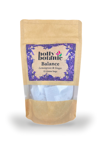 Holland & Barrett Holly Botanic Balance Tisane Lemongrass & Ginger Herbal Tea Bags 15 Count- Buy online at McGrocer