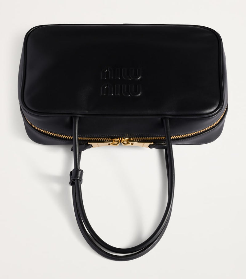 Miu Miu Beau top-handle leather bag, imported from the UK