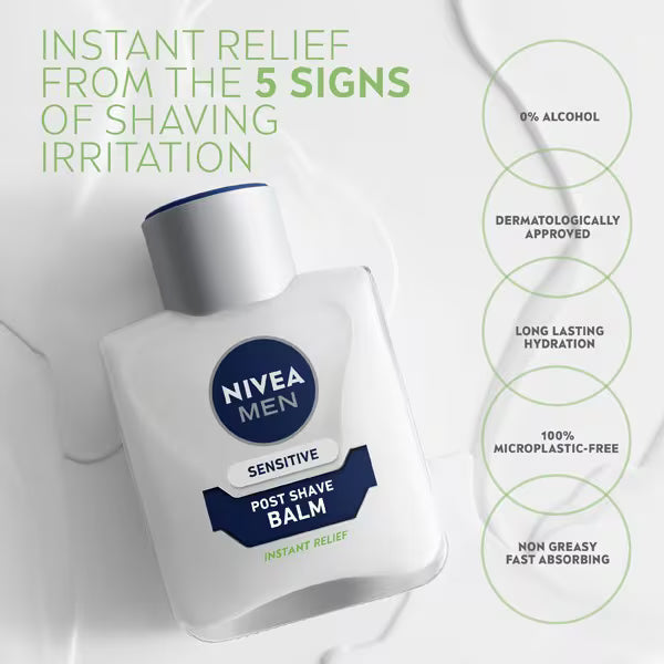 Nivea Men Sensitive Shaving Duo 200ml 100ml, imported from the UK
