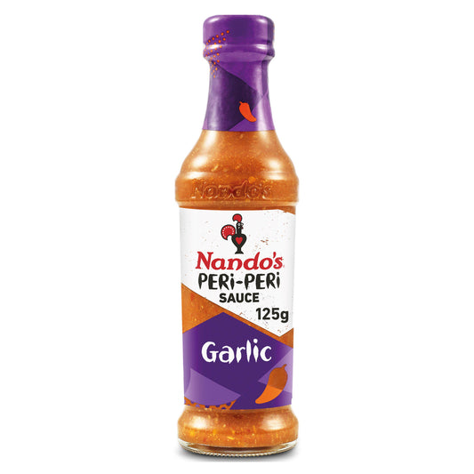Nando's Peri Peri Sauce Garlic 125g Chilli & hot sauce Sainsburys   
