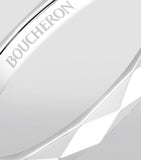 Boucheron platinum Facette wedding ring 2mm width, imported from the UK