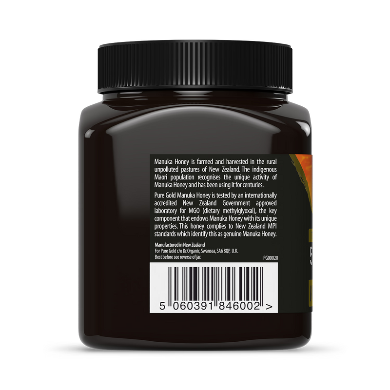 Pure Gold Manuka Honey MGO 525+ 250g (British brand)