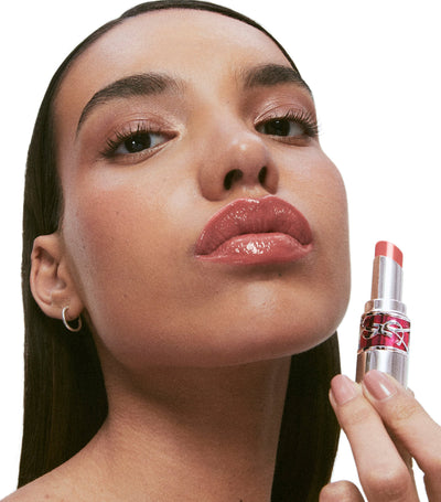 Harrods YSL Rouge Volupté Candy Glaze Lipstick- Buy online at McGrocer