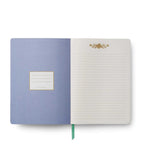 Rifle Paper Co. Embroidered Aster Journal A5 Size, imported from the UK