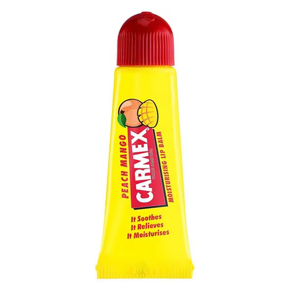 Carmex Lip Balm Peach And Mango 10g Tube - British product