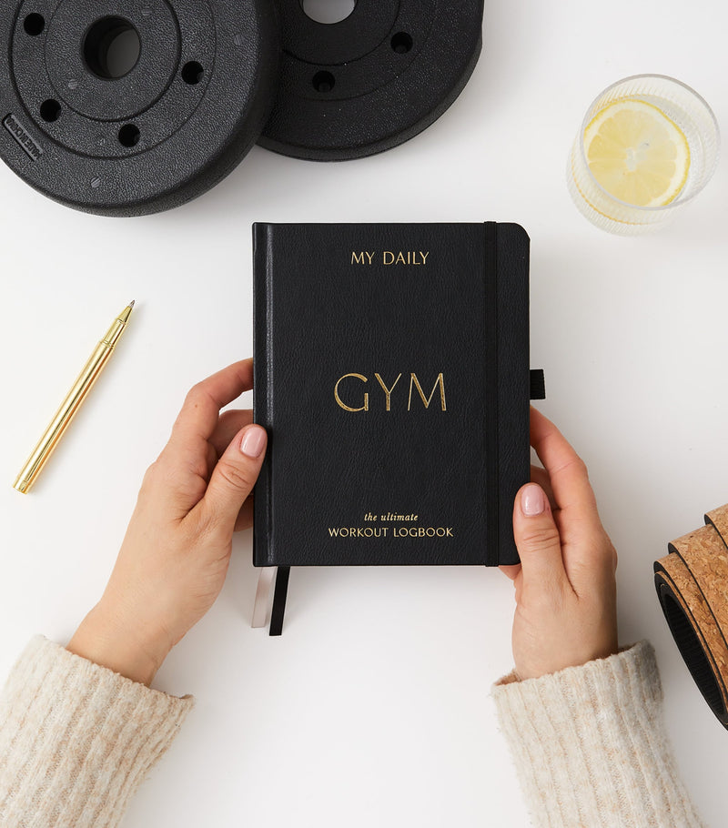 Blush and Gold My Daily Gym Planner - British product