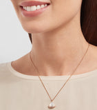 Bvlgari Divas' Dream rose gold diamond mother-of-pearl necklace, UK version
