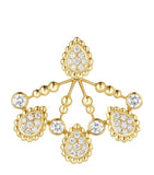 Boucheron Serpent Bohème yellow gold diamond single earring, imported from the UK