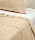 Ralph Lauren double flat sheet with coastal paisley pattern, 240cm x 280cm, imported from the UK