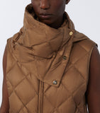 Max Mara padded collar water-repellent canvas goose down, UK version