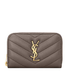 Saint Laurent Cassandre Matelassé leather wallet, UK version