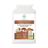 Holland & Barrett InfiniVit Organic Mushrooms Immuno Defence Supplement 90 Capsules- Buy online at McGrocer