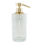 Harrods ZODIAC Cracked Crystal Designer Soap Dispenser- Buy online at McGrocer