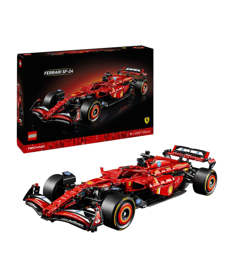 LEGO Technic Ferrari SF-24 F1 car set 1361 pieces, UK version