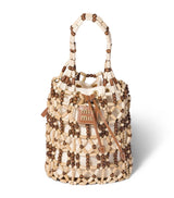 Harrods Miu Miu Beaded Mesh Bucket Bag 20cm- Buy online at McGrocer