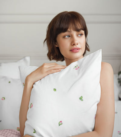 Harrods Floral Print Flat Sheet 280cm x 290cm- Buy online at McGrocer