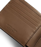 Giorgio Armani leather wave-embossed bifold wallet (British brand)