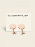 Cartier LOVE 18ct rose gold cufflinks 12mm (British brand)