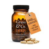 Holland & Barrett Grass & Co. ENERGY Cordyceps Mushrooms 60 Capsules- Buy online at McGrocer