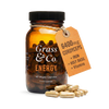 Grass & Co ENERGY Cordyceps mushroom supplement 60 capsules, imported from the UK