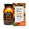 Grass & Co ENERGY Cordyceps mushroom supplement 60 capsules, imported from the UK