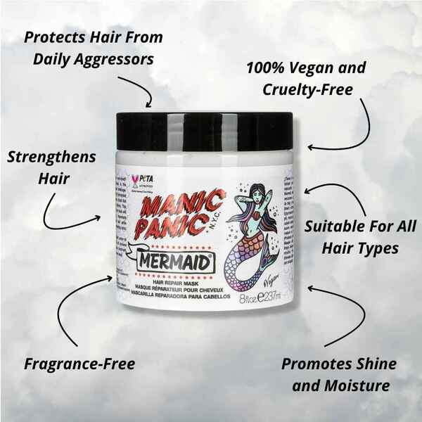 Manic Panic Mermaid Hair Repair Mask, imported from the UK