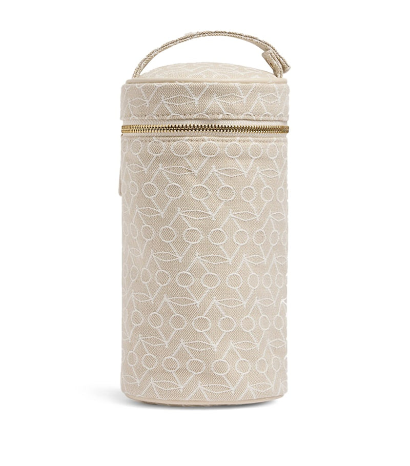 Bonpoint Dita bottle bag with cherry print 20cm UK version