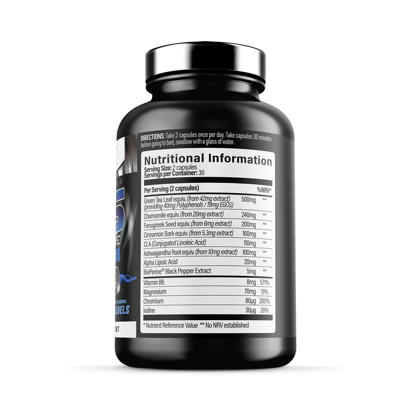 Iron Labs T5 Xtreme Night fat burner 60 capsules - British product