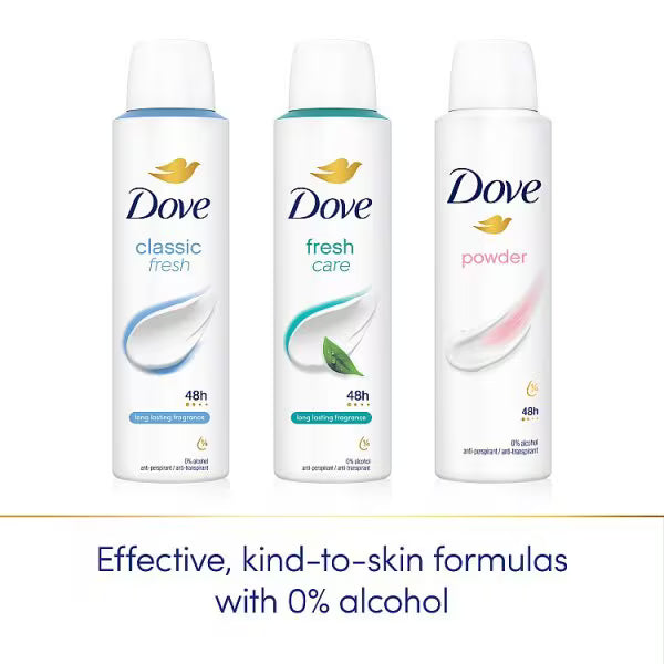 Dove Women Antiperspirant Deodorant Fresh 150ml - British product