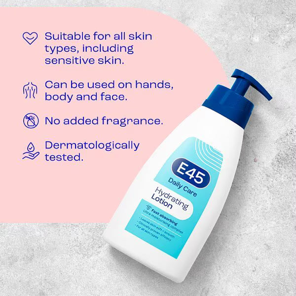 E45 Daily Lotion body lotion 400ml - British product