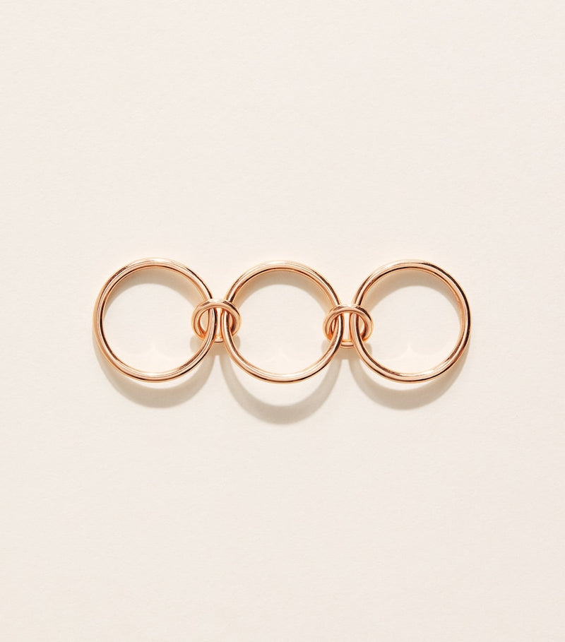 Spinelli Kilcollin Solarium ring 18k rose gold, imported from the UK