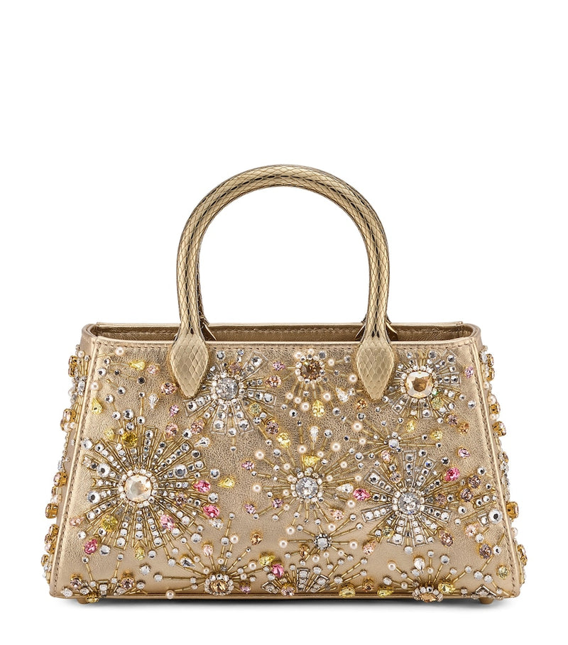 Bvlgari Serpentine Duette bag gold Nappa leather with beading, UK version