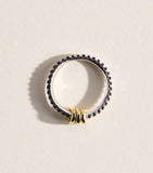 Spinelli Kilcollin Sirius diamond ring in sterling silver and yellow gold - British product