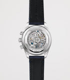 Zenith Chronomaster 38mm stainless steel watch with blue dial - British product
