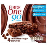 Fibre One 90 Calorie Chocolate Fudge Brownies 4 x 24g