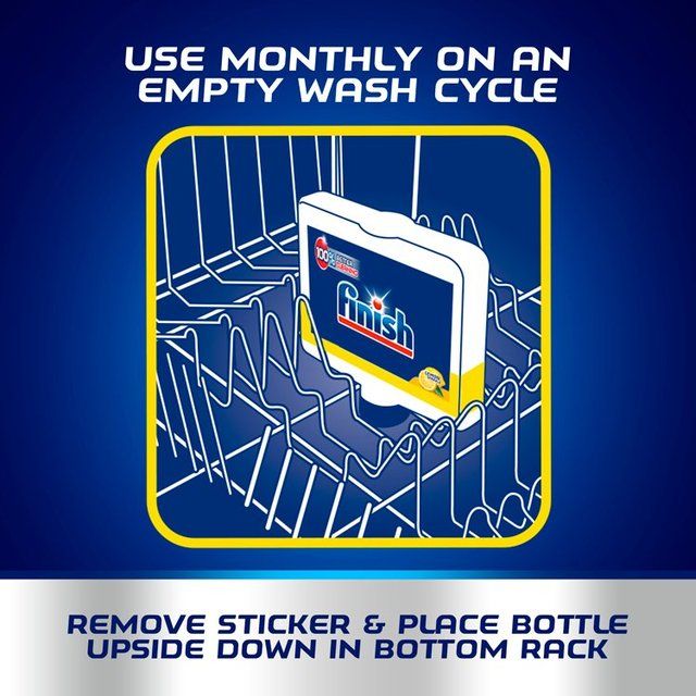 Finish Dishwasher Machine Cleaner Lemon Scent    250ml