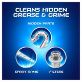 Finish In-Wash Dishwasher Machine Cleaner Tablets 3 per pack