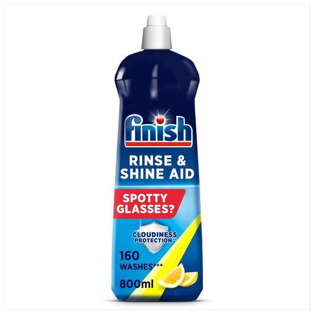 Finish Rinse Aid Shines & Dries Lemon Scent   800ml