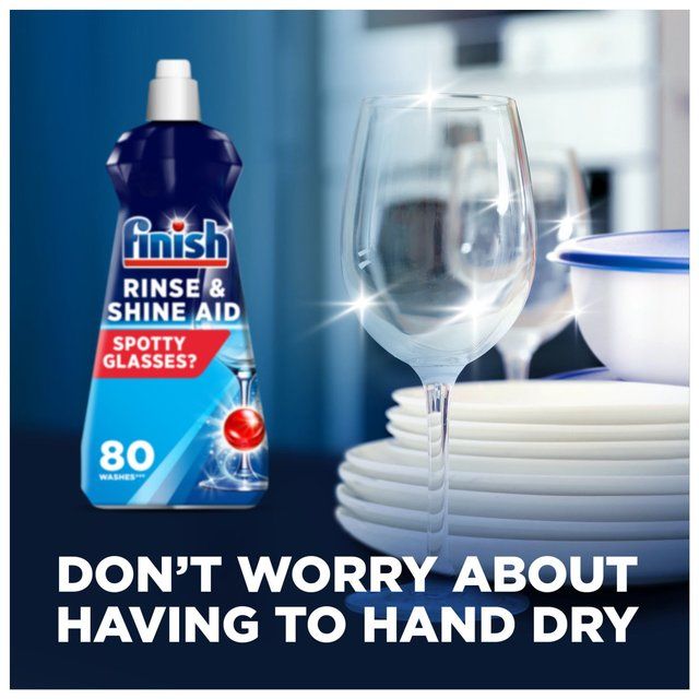 Finish Rinse Aid Shines & Dries Original Scent   400ml