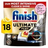 Finish Ultimate Plus All in One Lemon Dishwasher Tablets x18